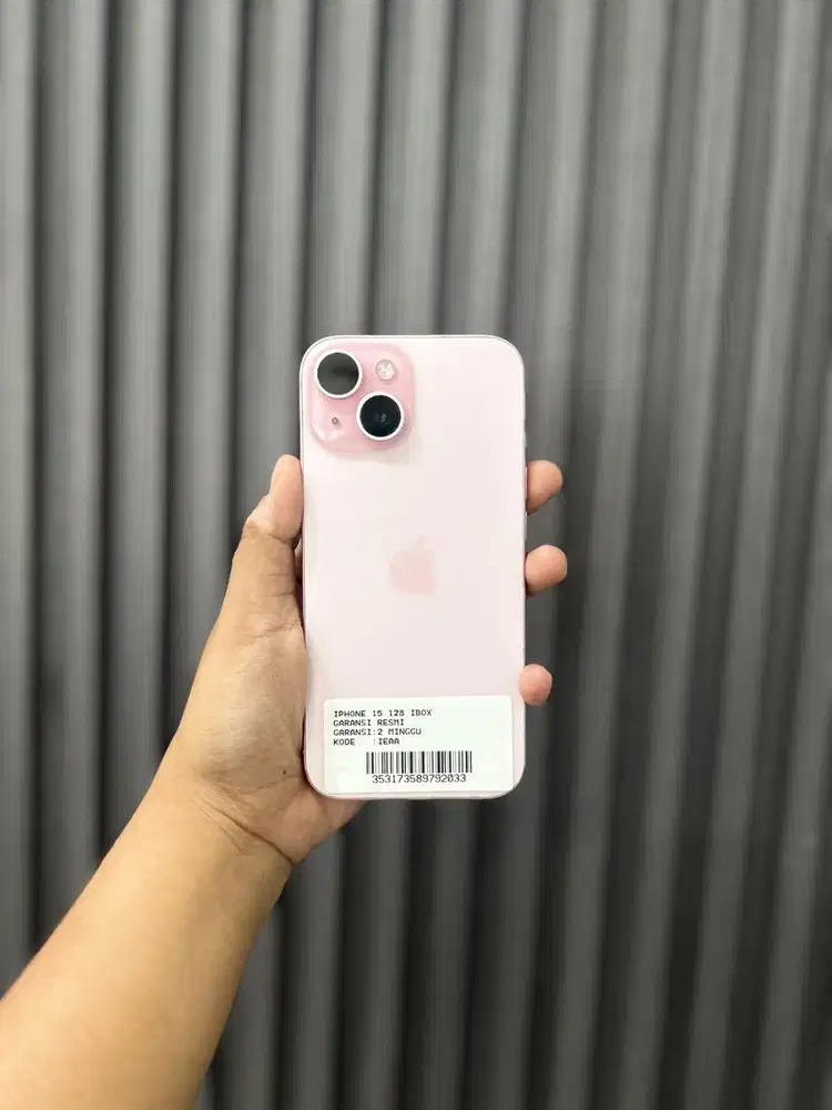 SECOND IPHONE 15 128 RESMI