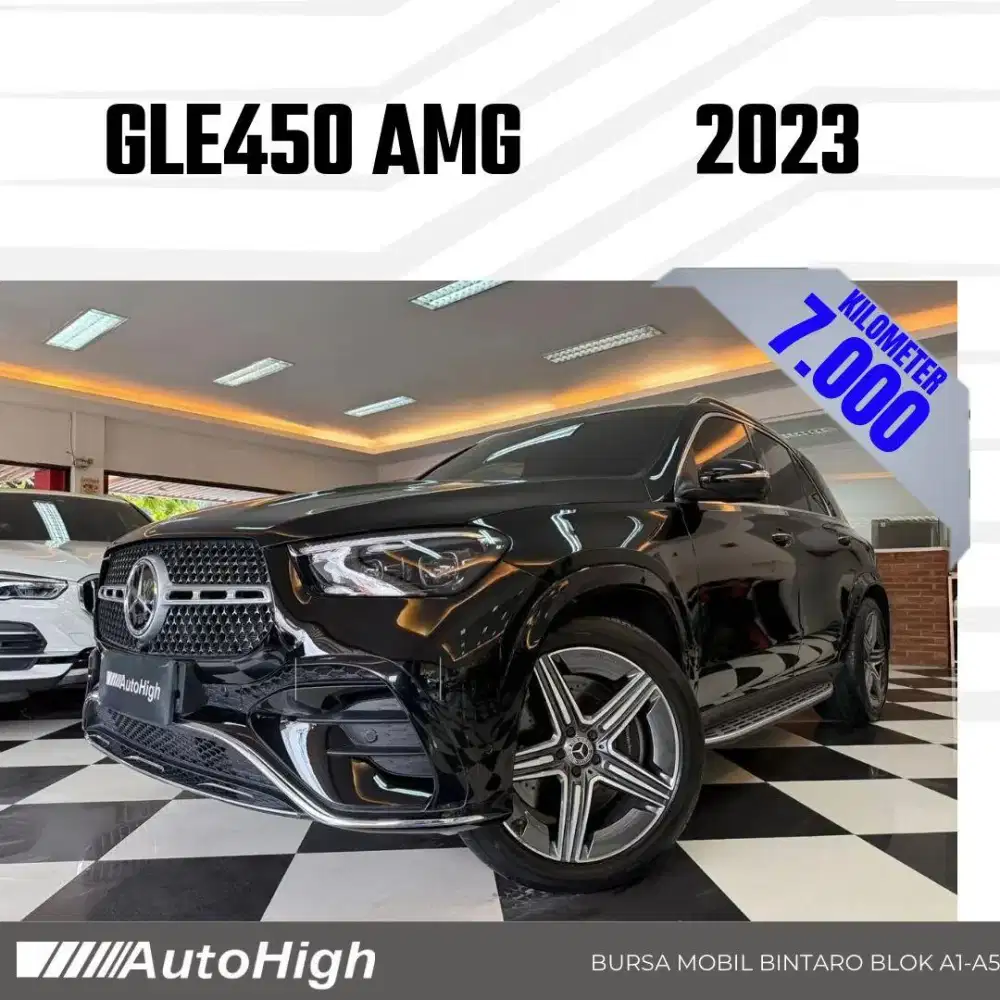 DP10% [Km7.000] GLE450 AMG 2023 Black / GLE 450 Reg 2024 #AUTOHIGH