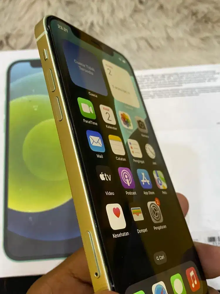 Iphone 12 128gb Fullset aman no minus