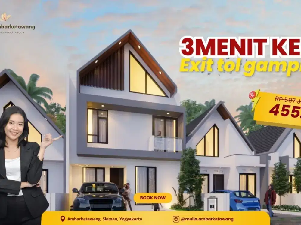 Rumah  Bonus Mezzanine Dekat  Puskesmas Mancasan Ambarketawang