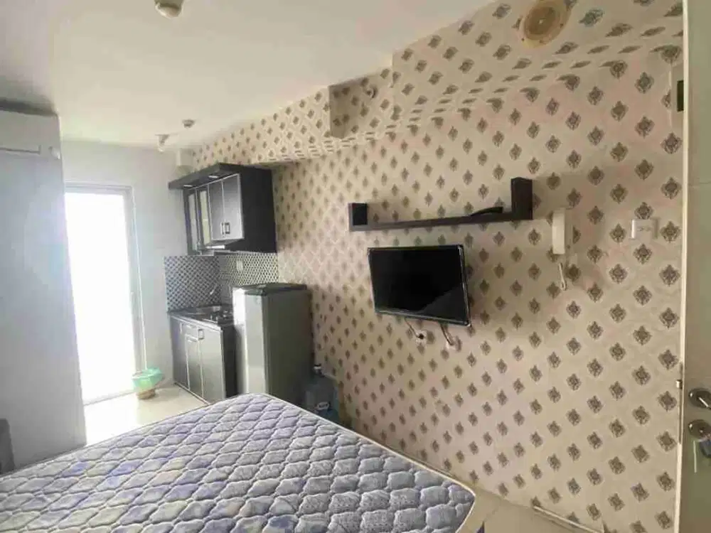 studio furnished apartemen bassura tower D