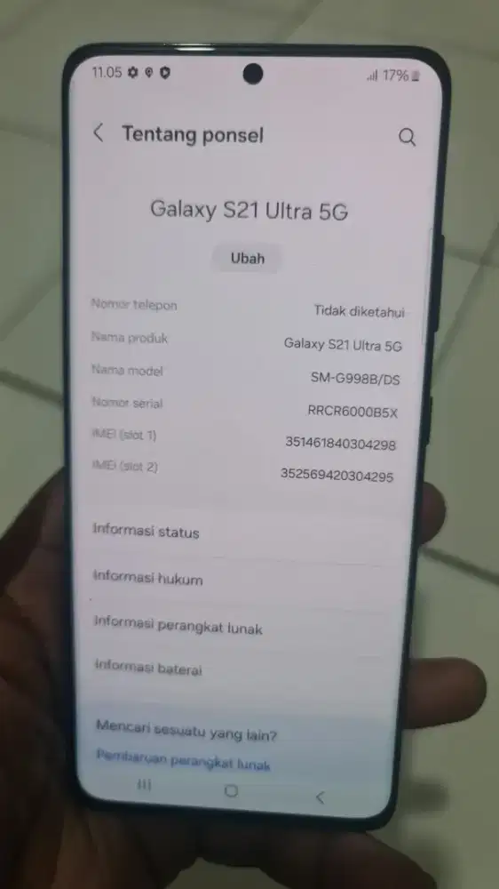 Samsung s21 ultra 12/256 batangan
