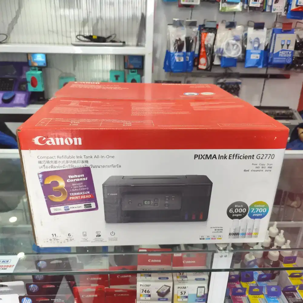 Promo Printer Canon Pixma G2770 Print Scan Copy Baru