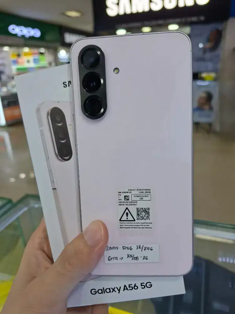 Samsung A56 ram 12/256gb garansi 10 bln mulus