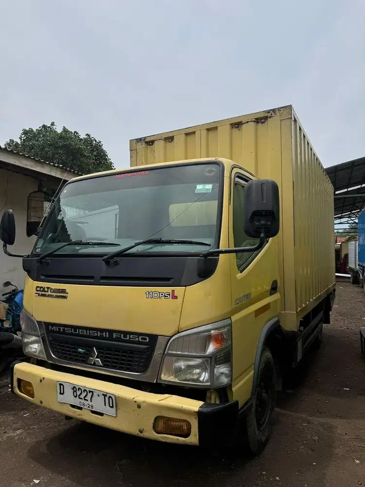 COLT DIESEL CANTER FE 71 LONG ENGKEL BOX BESI JUMBO 2018