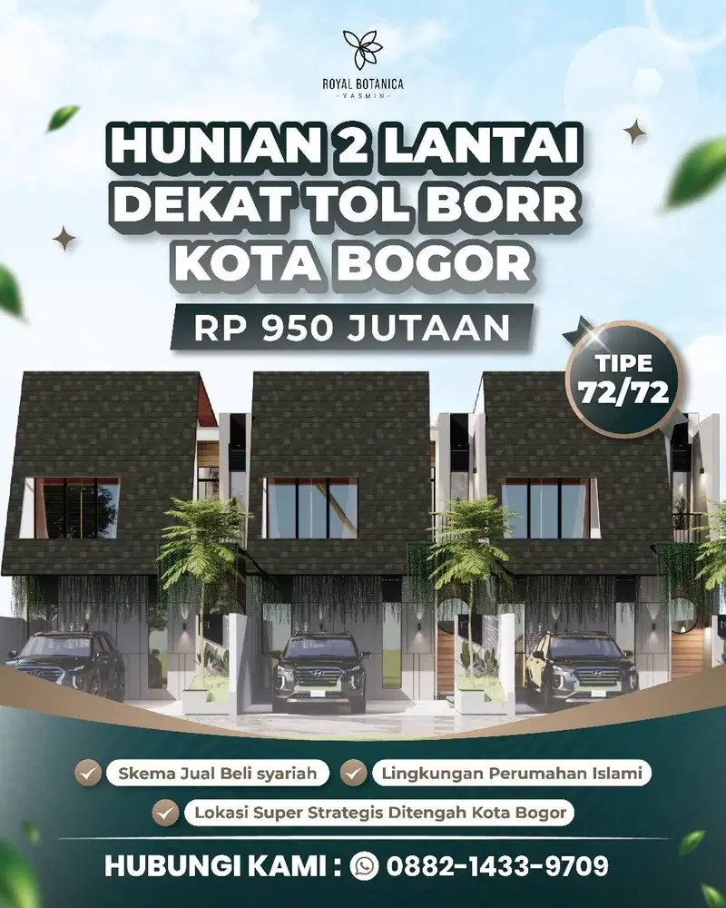 Perumahan Syariah Royal Botanica Yasmin di Kota Bogor