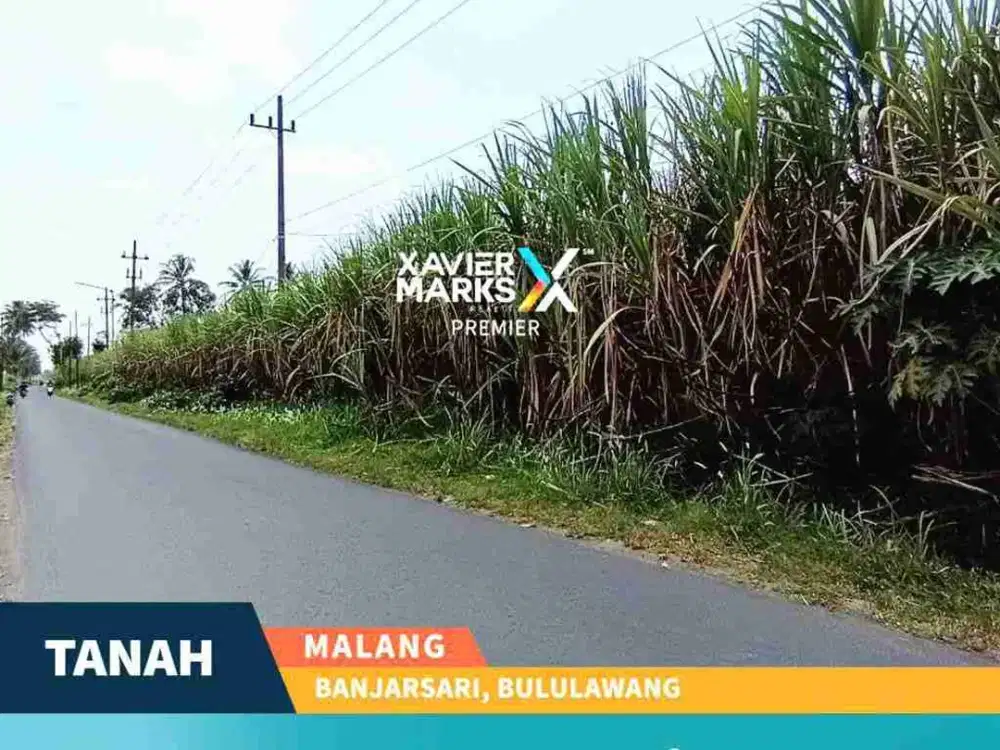 Dijual Cepat Tanah Strategis di Banjarsari, Kec. Bululawang Kab. Malang