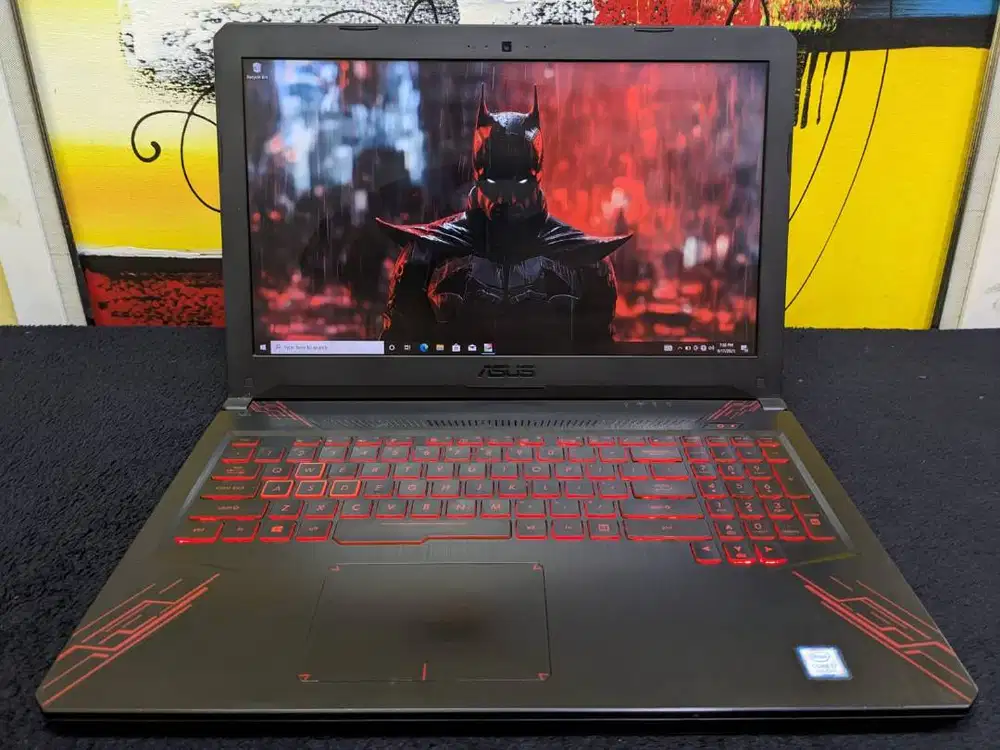 Laptop Gaming Asus TUF FX504 Core i7 8750H 16/256 GTX 1050Ti Siap Paka
