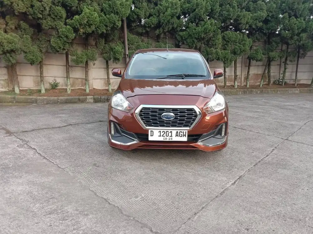 Datsun go panca+ T mt 2018 coklat