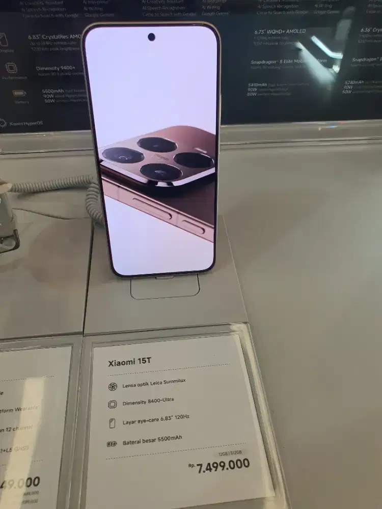 Xiaomi 15T garansi resmi 2 tahun new segel no repack