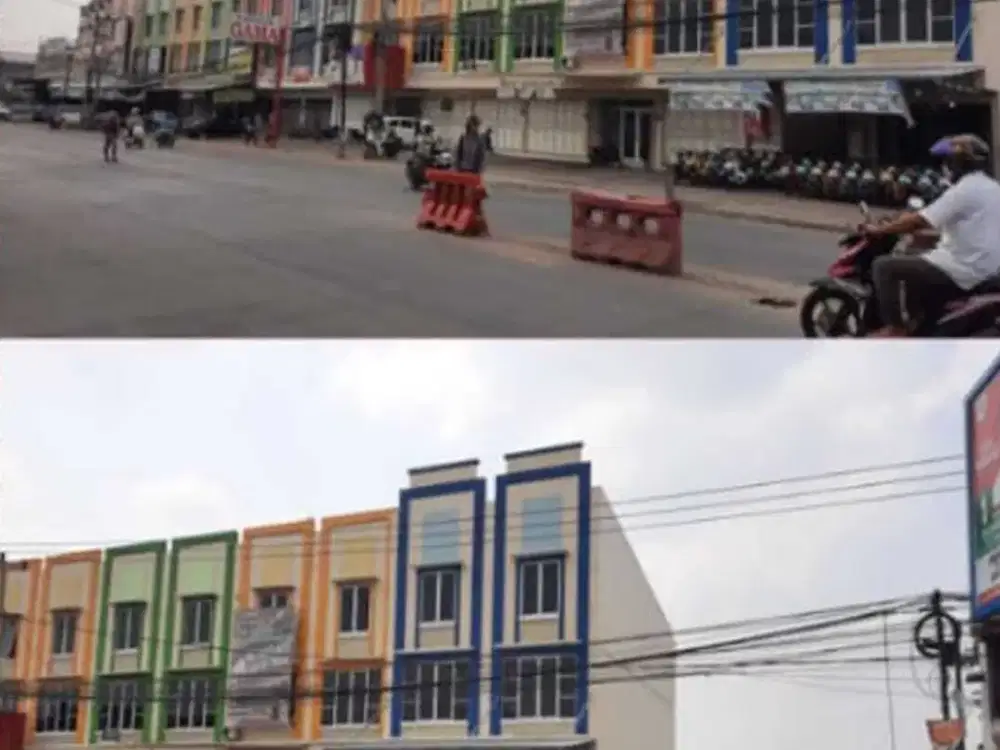 RUKO BARU 3 LANTAI SUDAH SHM LOKASI KOMERSIL DI JALAN RAYA SERANG