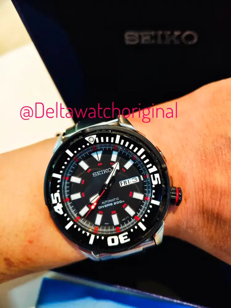 Seiko SRP229K1 Superior Babytuna Diver 200m Black Fullset Original