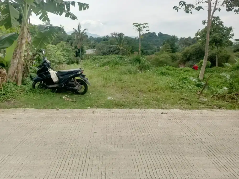 Jual cepat tanah murah pinggir jalan desa area Ciapus Banjaran