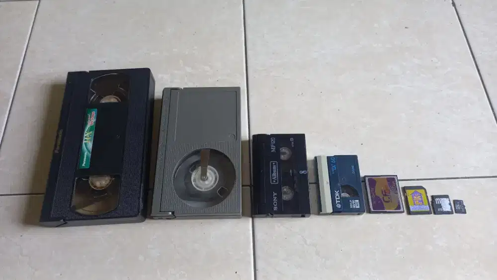 VHS Handycam kaset proses Digital Flashdisk