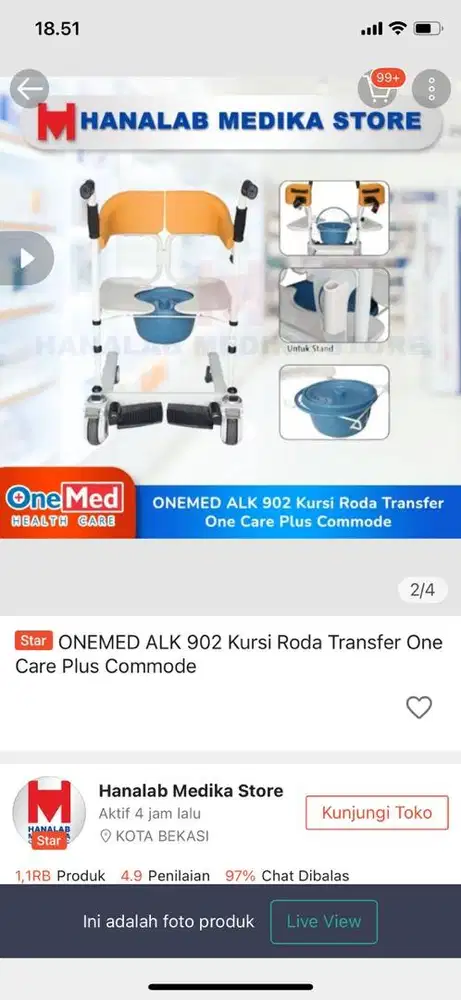 kursi roda buat mandi