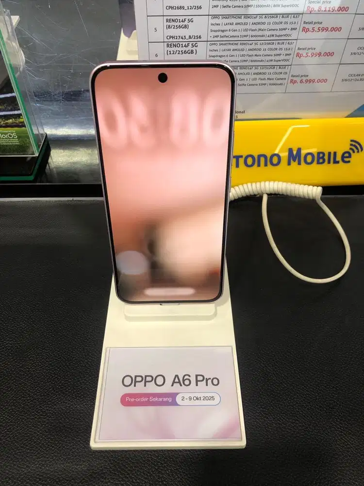 CICILAN PRE ORDER OPPO A6PRO 8/128