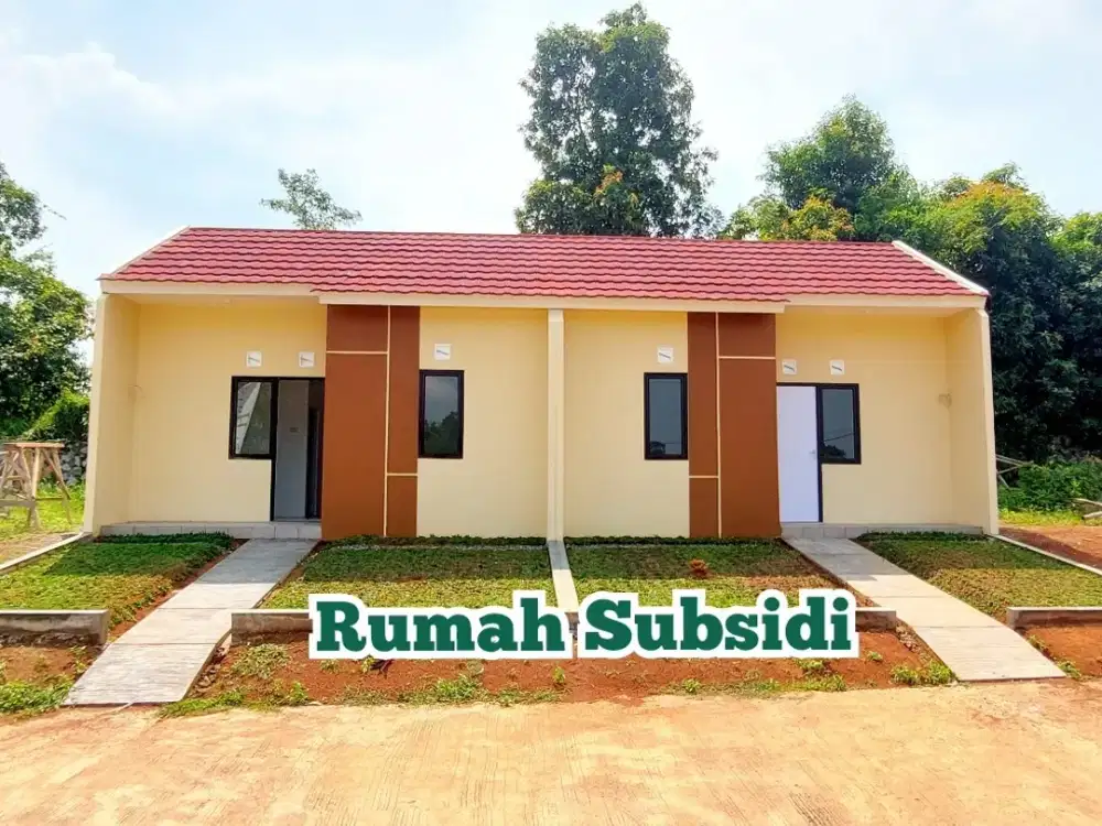 Rumah Ready  Di Tenjo, Dobel Dinding Bata hebel