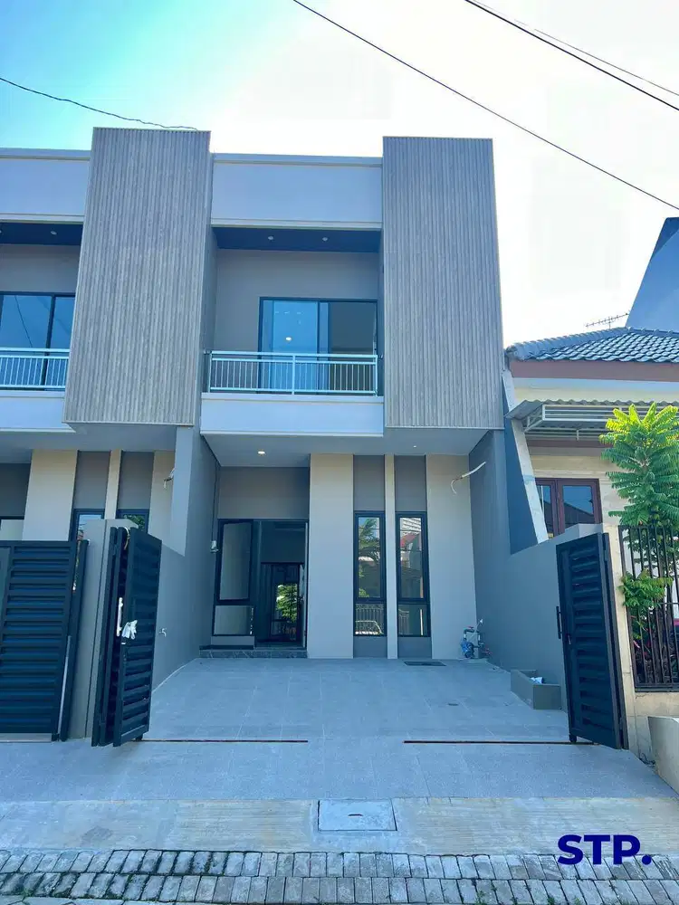 Rumah baru modern di Perumahan Villa Kalijudan Indah  One gate system