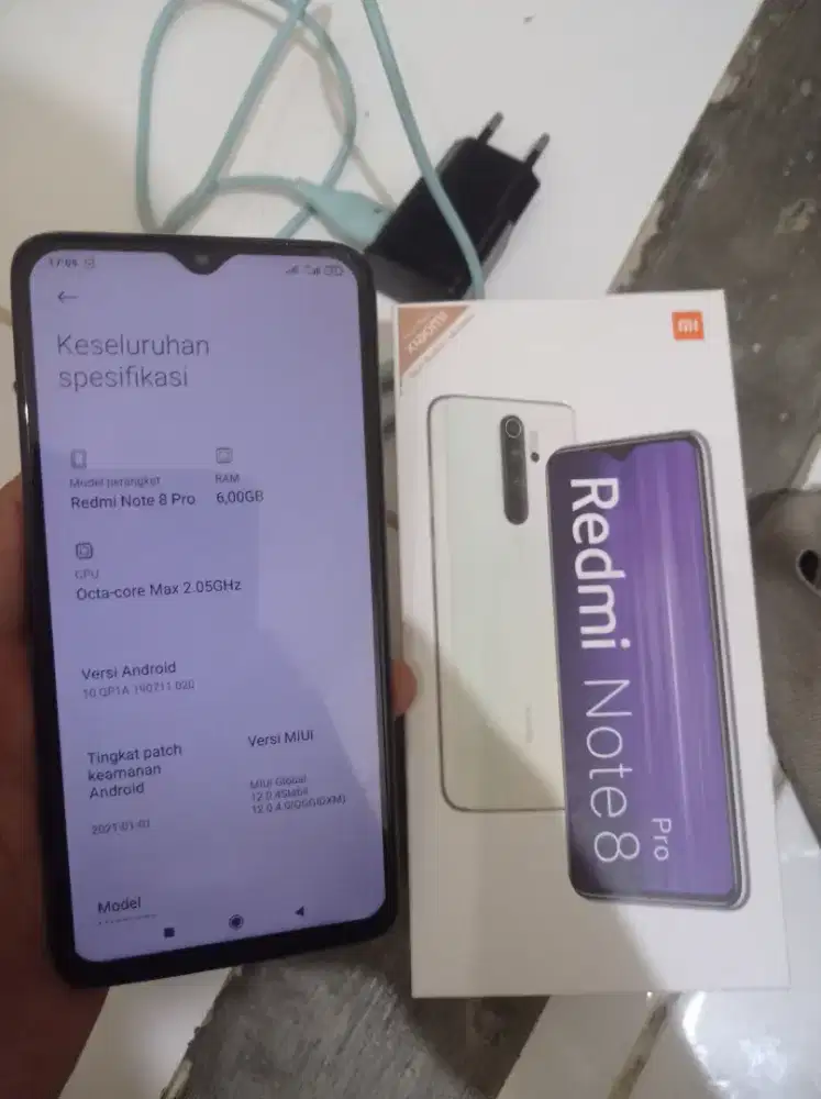 redmi note 8 pro fullset mulus nominus