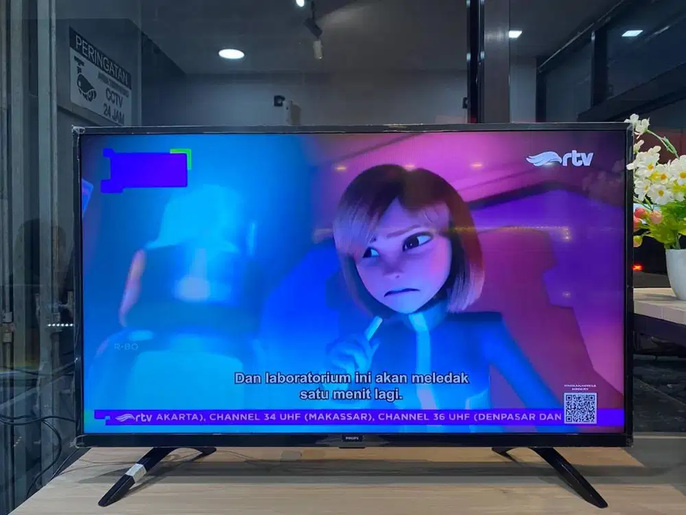 TV LED Philips 40” Digital | Layar Jernih, Siap Pakai