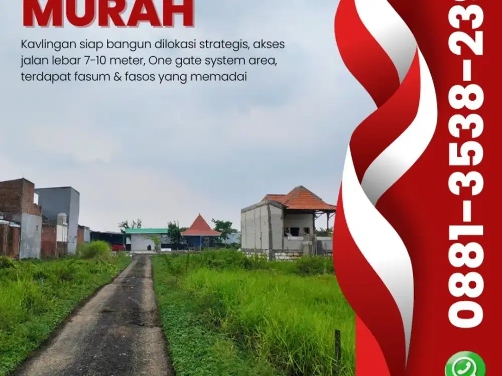 tanah kavling gedangan siap bangun