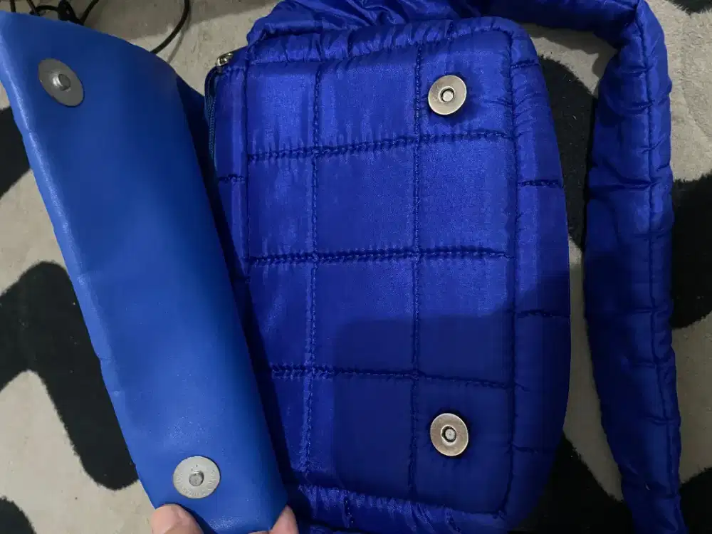 Puffy Bag Blue Lucu