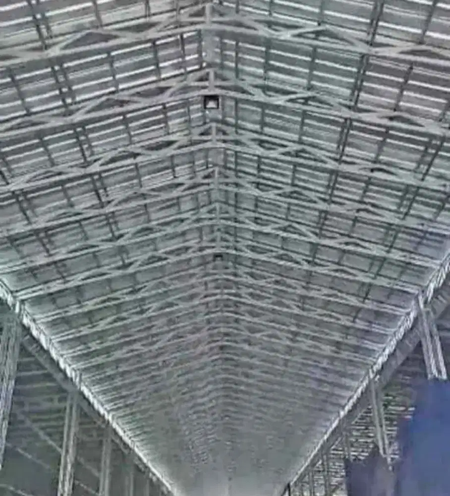 Baja ringan dan plafon pvc terpasang + matrial