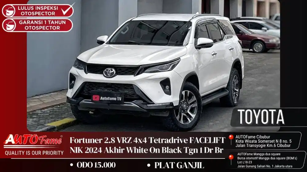Toyota New Fortuner 2.8 VRZ 4x4 Tetradrive 2024