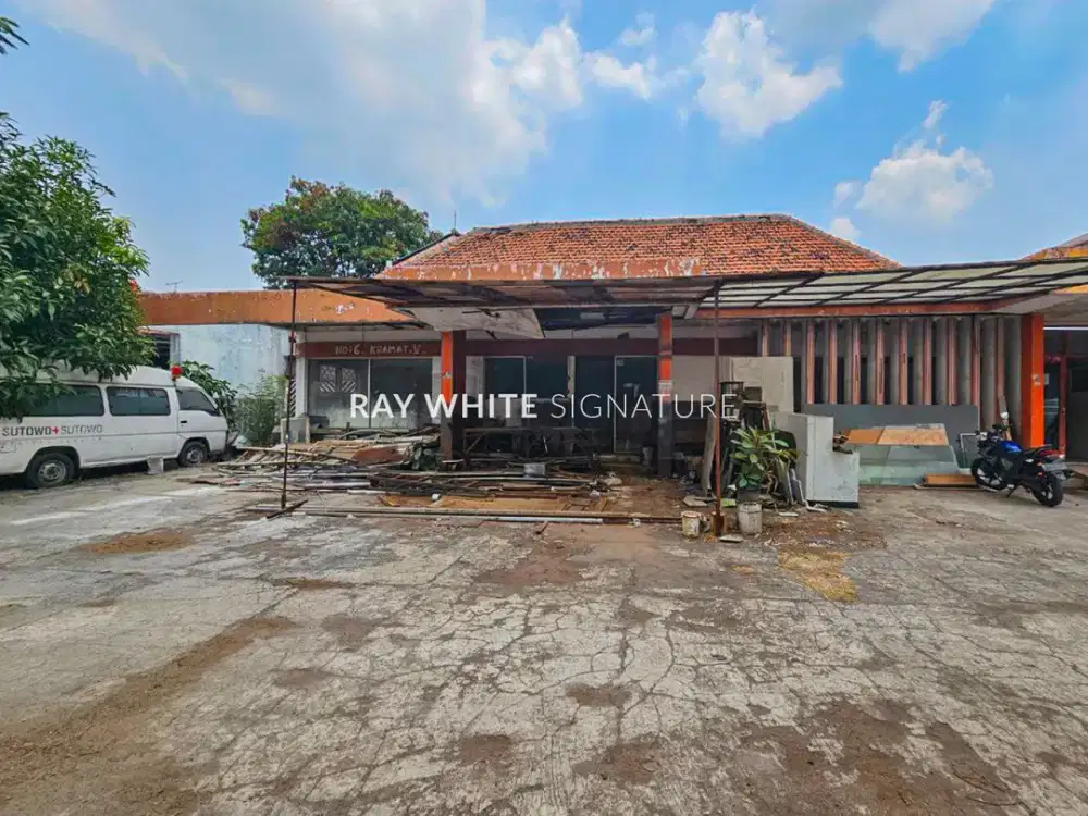 Dijual Tanah dan Bangunan Komersil di Jl Kramat V Senen