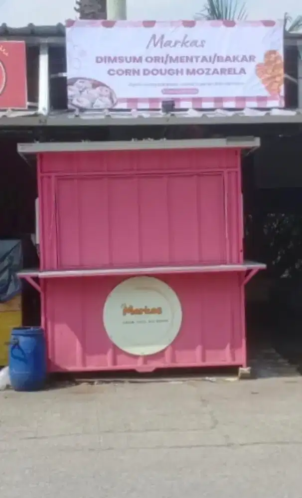 Booth container siap pakai