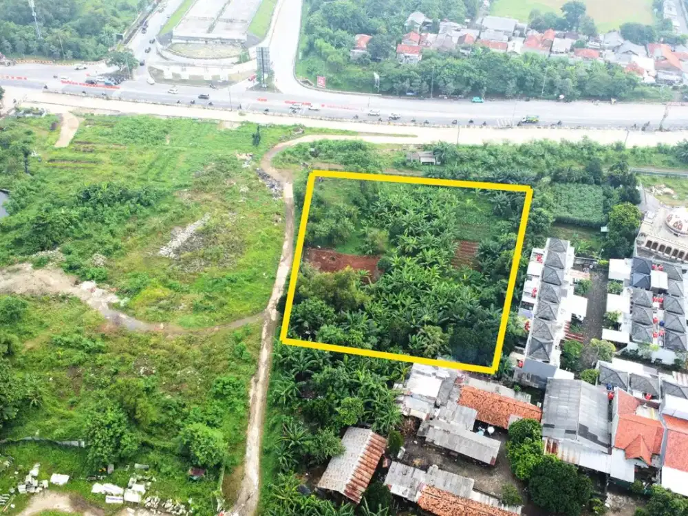 Tanah Luas di Jalan Raya Sawangan - Cocok untuk Townhouse/Komersial