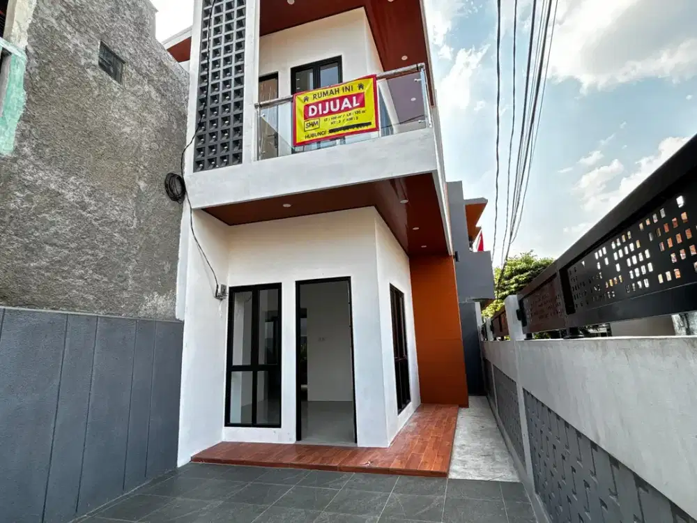 Rumah Baru 2 Lantai Di Kelapa Dua Ciracas Jakarta Timur 10 Menit Ke LRT & Pintu Toll
