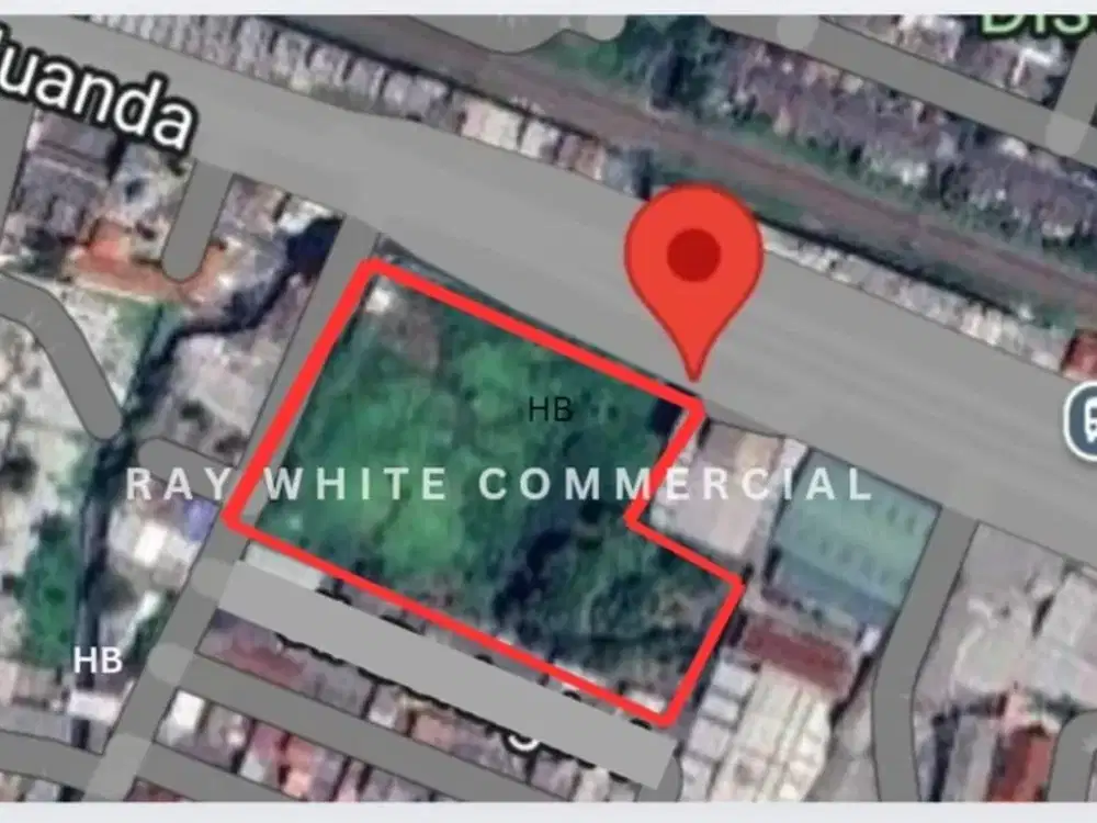 Kavling Komersil, strategis, pinggir jalan raya jl. Juanda, Bekasi Timur