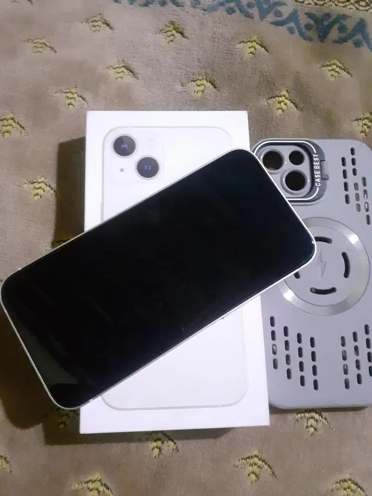 iPhone 13 iBox 128 gb putih, 10 hari pemakean