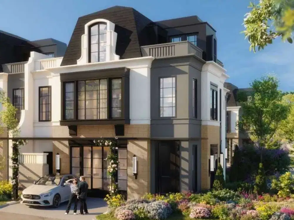 Dijual Rumah Baru 3 Lantai Hook Ada Lift di Spring Summarecon Serpong