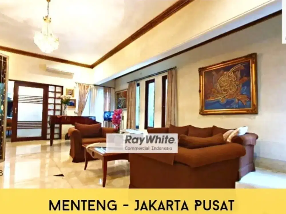 Rumah minimalis , siap huni, di kawasan elite Menteng, asri & siap huni di Kusuma Atmaja , Jakarta Pusat.