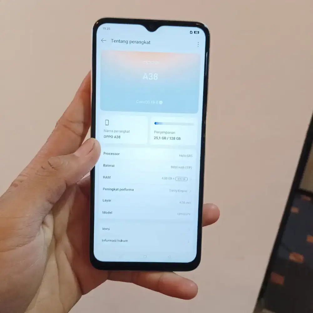 Oppo a38 4+4/128 No minus