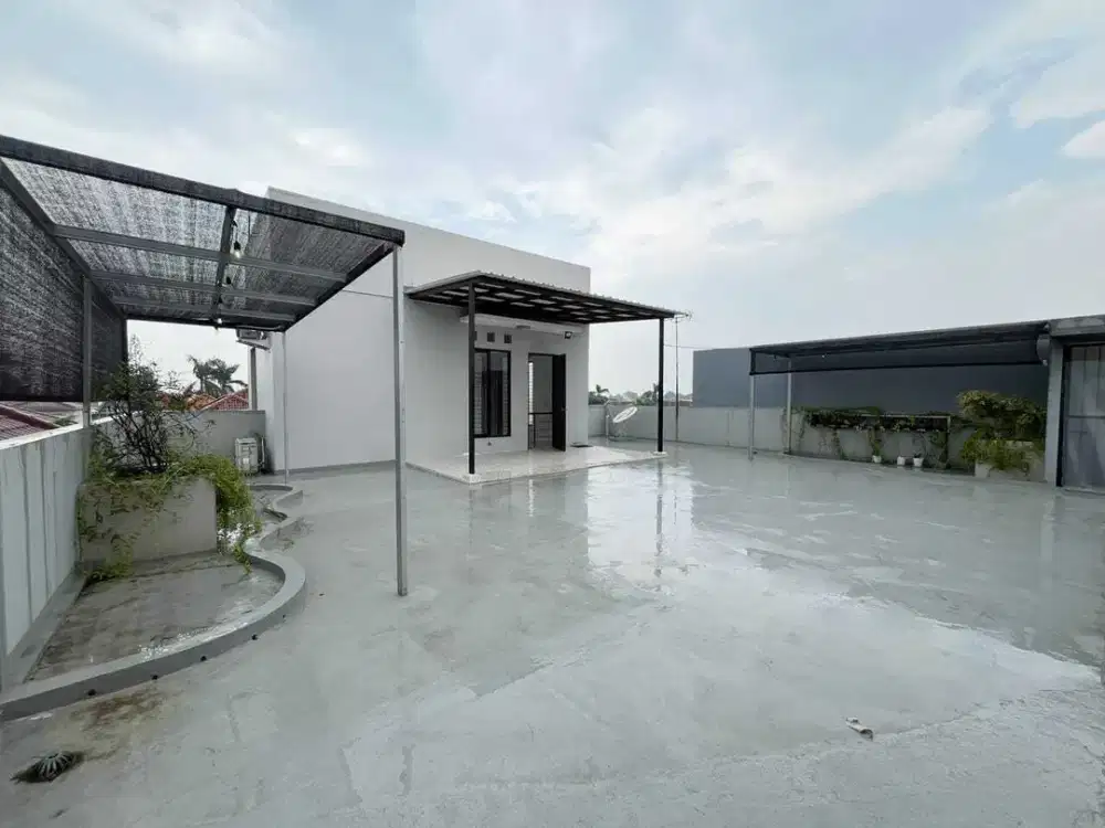Rumah Modern Minimalis Siap Huni Rooftop Semi Furnish