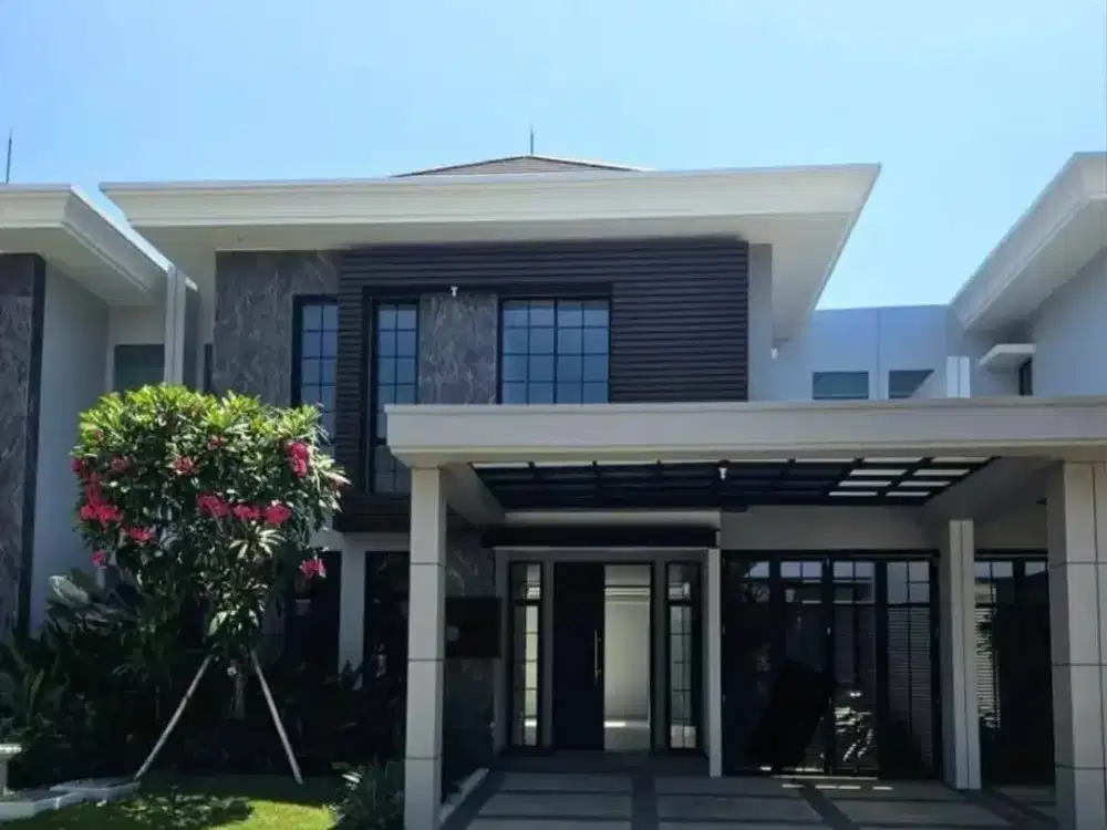 Dijual RUMAH BARU FRESH BESAR MODERN CLUSTER ARUBA VILLA , PAKUWON CITY Surabaya Timur