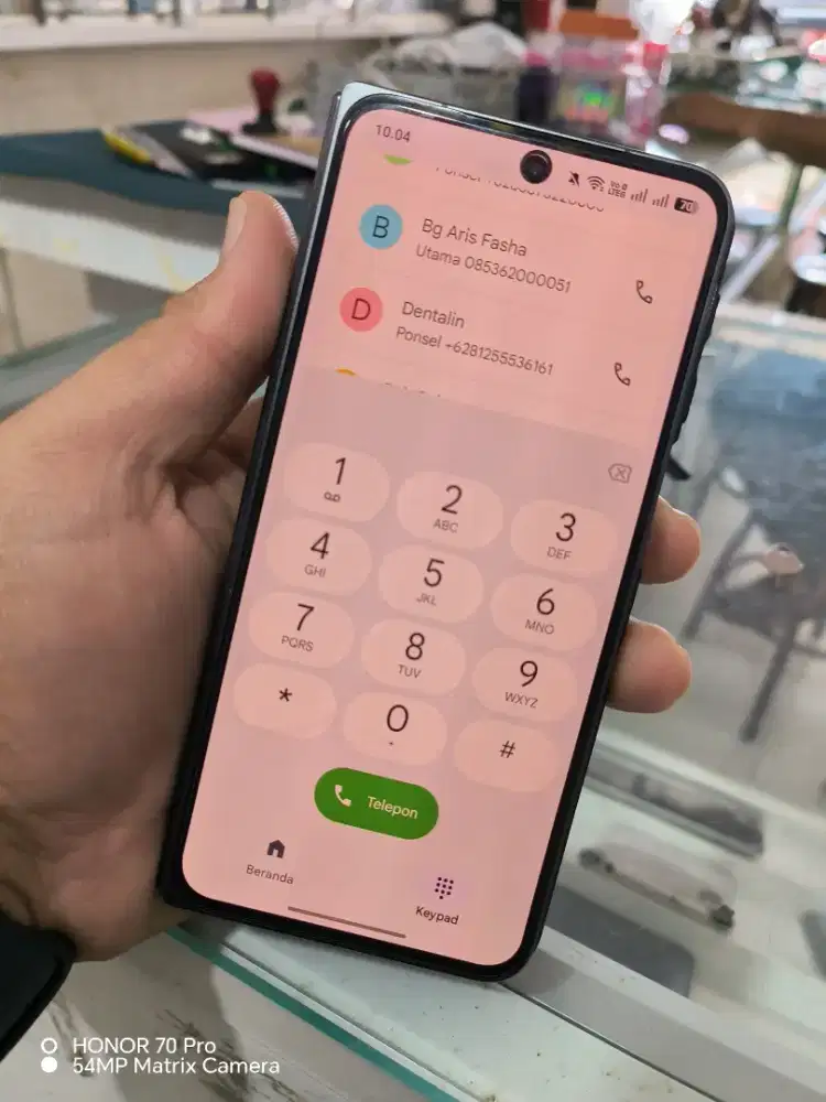 Oppo fInd n3 Fold 16/512gB layar dalam rusak