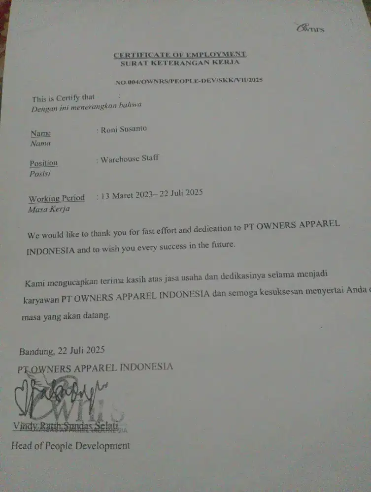 Mencari pekerjaan