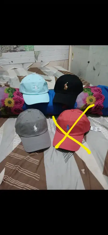 TOPI POLO ORIGINAL (BARU GRESS, TDK ORI SAYA KASIH GRATIS)