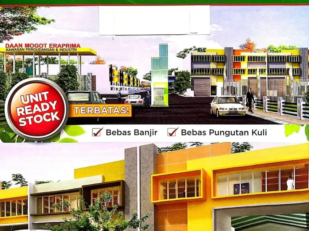 Gudang di Kawasan Pergudangan dan Industri Daan Mogot