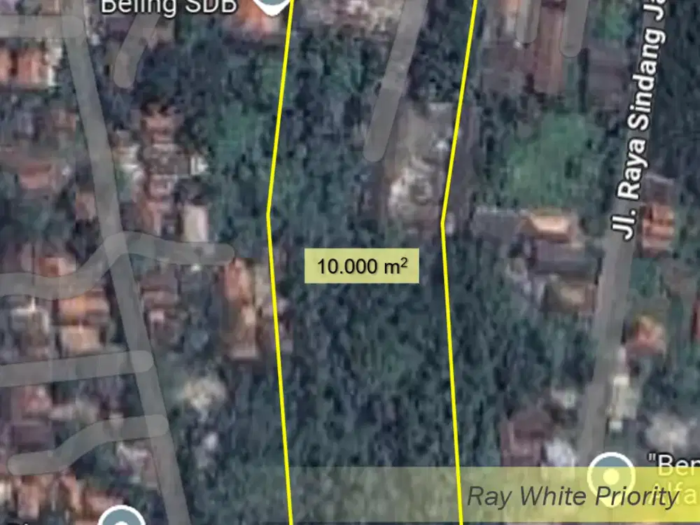 TANAH KAVLING 10.000 m2 DI SINDANG JAYA, KABUPATEN TANGERANG COCOK UNTUK CLUSTER PERUMAHAN / PERGUDANGAN