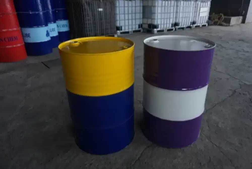 Jual drum besi 200liter bekas siap pakai