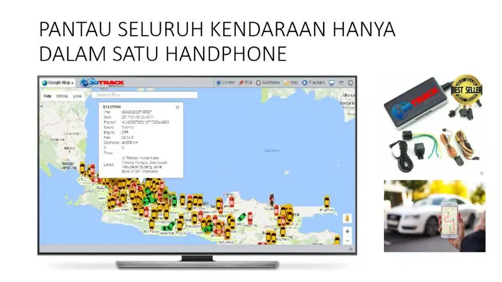 GPS TRACKER KENDARAAN BERMOTOR MURAH BERGARANSI 3DTRACK