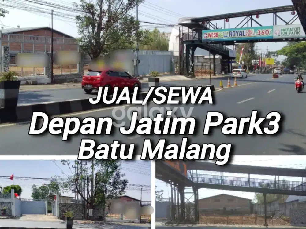 Tanah 2100 m2 seberang Depan Jatim Park 3 Batu Malang GMK03420