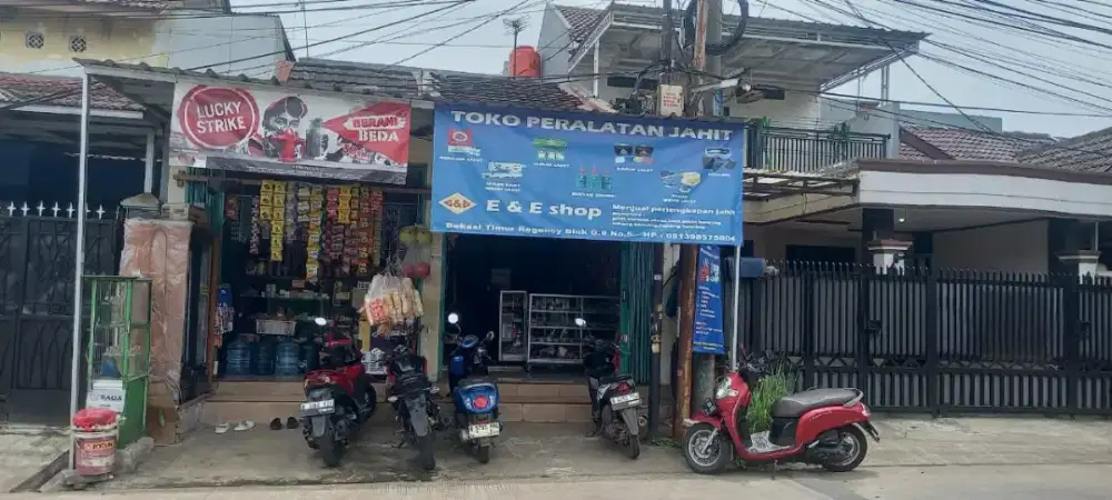 DIJUAL RUKO BERSERTA USAHANYA BIDANG USAHA PERLENGKAPAN JAHIT & JASA