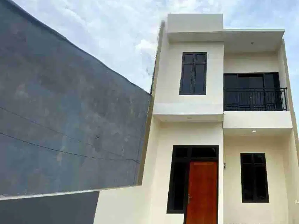 Rumah Cilodong murah 3 kamar tidur bebas banjir bisa KPR strategis stasiun pondok Rajeg/Depok lama dan tol Juanda Depok