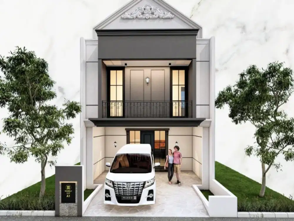 Rumah bernuansa American Classic elegan view terbaik di Cimahi Utara